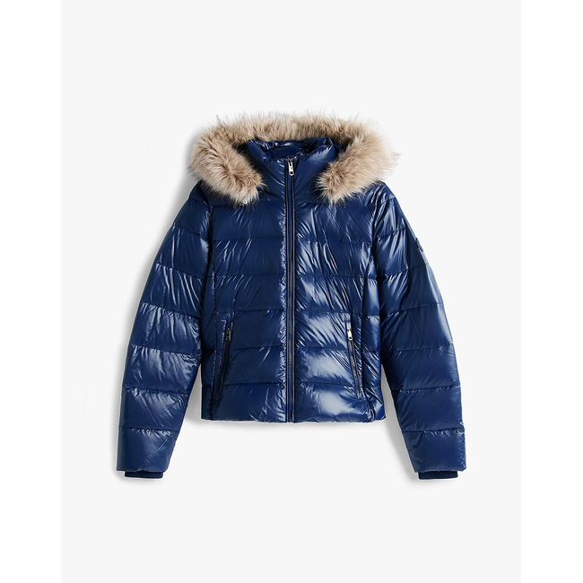 Product TOMMY HILFIGER GLOSS HW DOWN SLIM JACKET W FUR base image