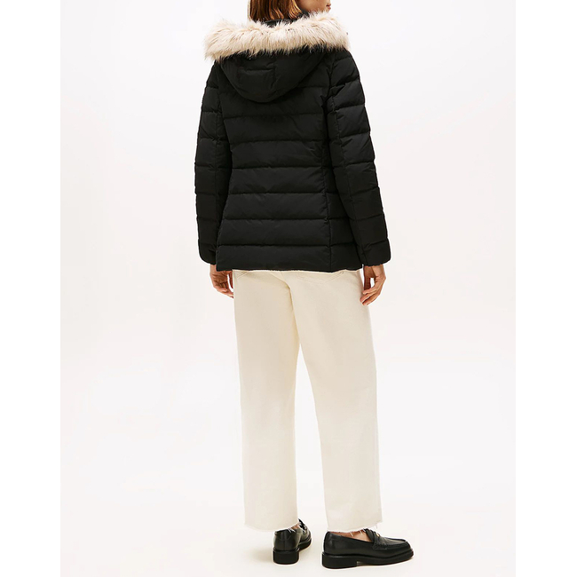 Product TOMMY HILFIGER MW DOWN SLIM JACKET WITH FUR base image