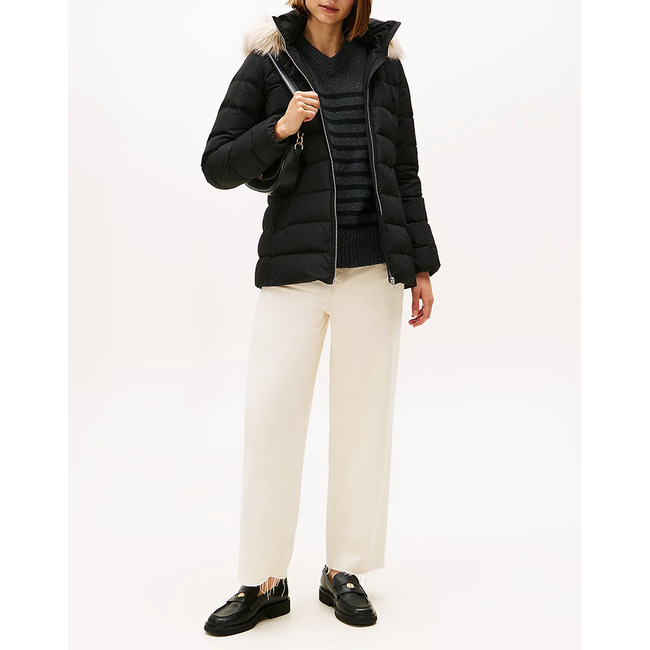 Product TOMMY HILFIGER MW DOWN SLIM JACKET WITH FUR base image