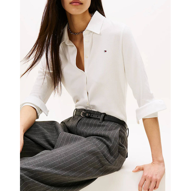 Product TOMMY HILFIGER 1985 SLIM PIQUE LS SHIRT base image
