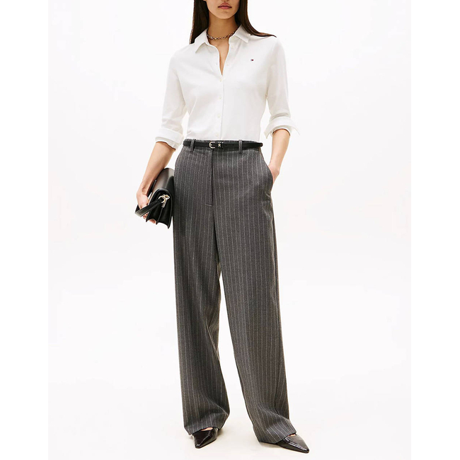 Product TOMMY HILFIGER 1985 SLIM PIQUE LS SHIRT base image