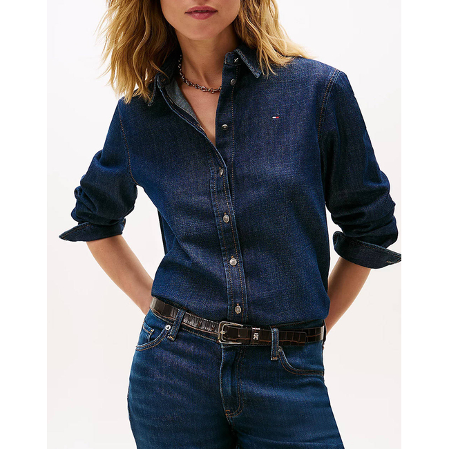 Product TOMMY HILFIGER DNM MILO REG SHIRT base image