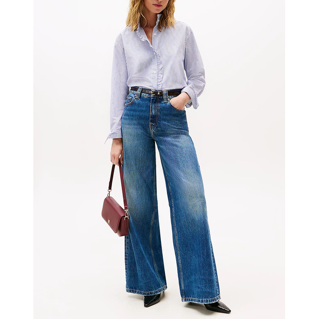 Product TOMMY HILFIGER POPLIN RUFFLE SHIRT base image