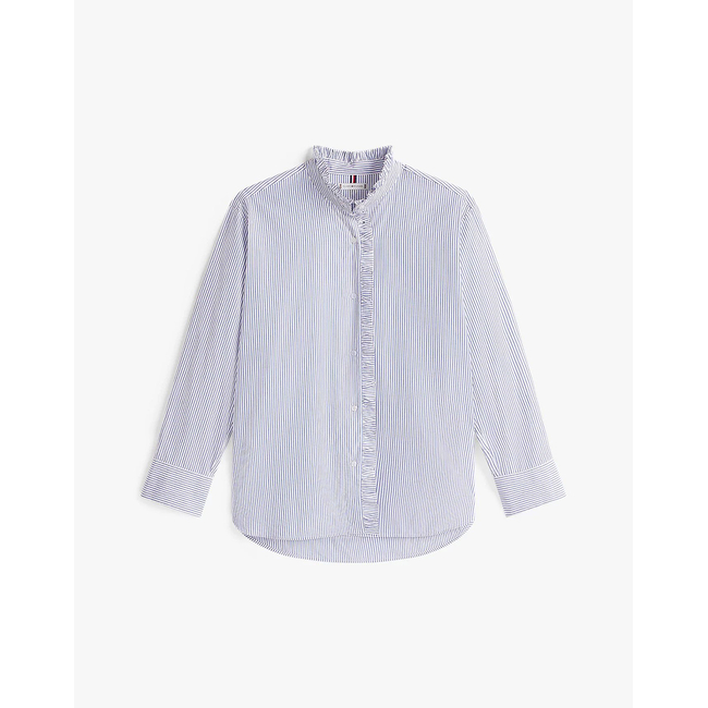 Product TOMMY HILFIGER POPLIN RUFFLE SHIRT base image