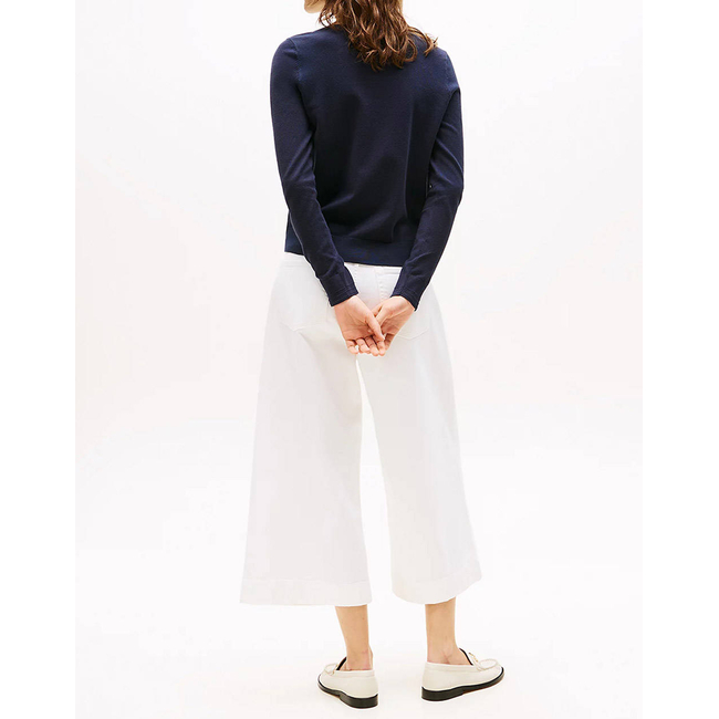 Product TOMMY HILFIGER CO JERSEY STITCH BOAT-NK SWEATER base image