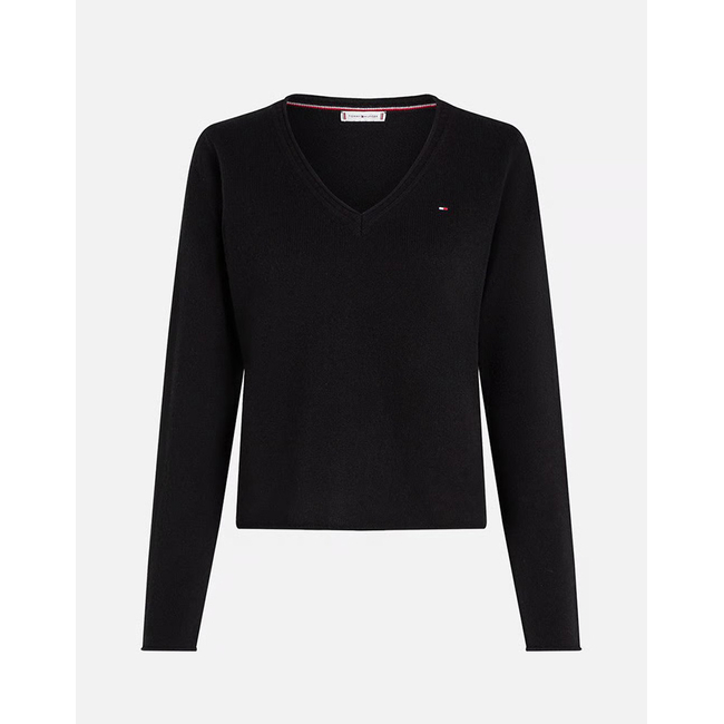 Product TOMMY HILFIGER SOFT WOOL V-NK SWEATER base image