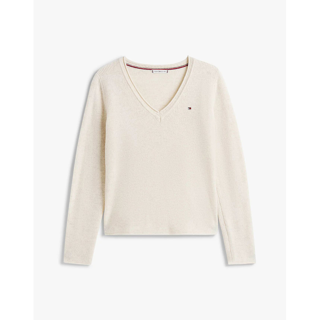 Product TOMMY HILFIGER SOFT WOOL V-NK SWEATER base image