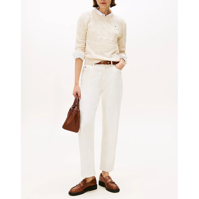 Product TOMMY HILFIGER SOFT WOOL CABLE C-NK base image