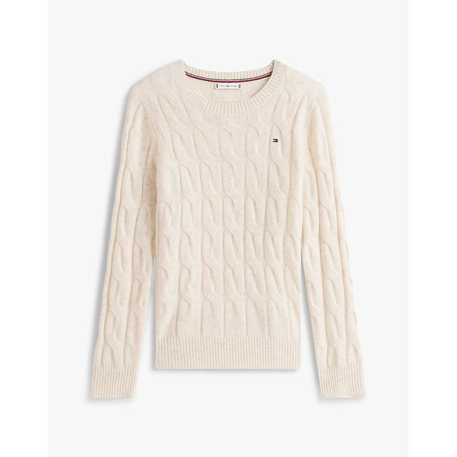 Product TOMMY HILFIGER SOFT WOOL CABLE C-NK base image