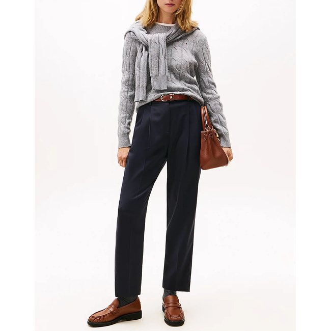 Product TOMMY HILFIGER SOFT WOOL CABLE C-NK base image