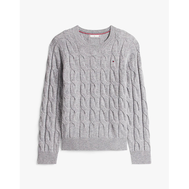 Product TOMMY HILFIGER SOFT WOOL CABLE C-NK base image