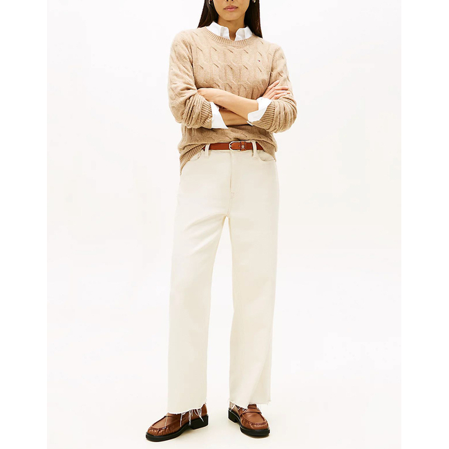 Product TOMMY HILFIGER SOFT WOOL CABLE C-NK base image