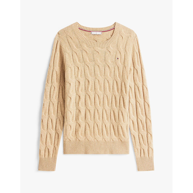 Product TOMMY HILFIGER SOFT WOOL CABLE C-NK base image