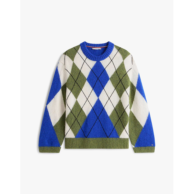Product TOMMY HILFIGER ALPACA BLEND ARGYLE C-NK LS SWT base image