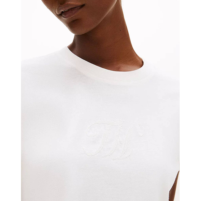 Product TOMMY HILFIGER FLORAL SCRIPT MDRN C-NK SS TEE base image