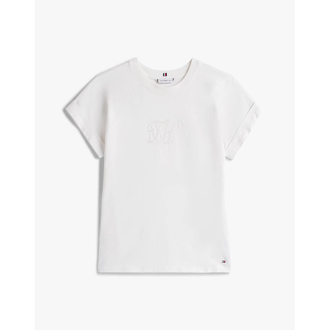 Product TOMMY HILFIGER FLORAL SCRIPT MDRN C-NK SS TEE base image