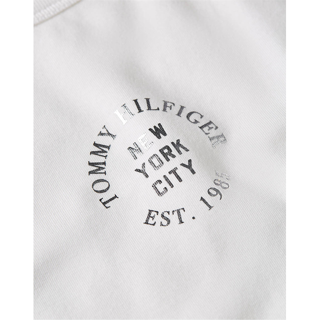 Product TOMMY HILFIGER STAMP LOGO SLIM C-NK SS TEE base image