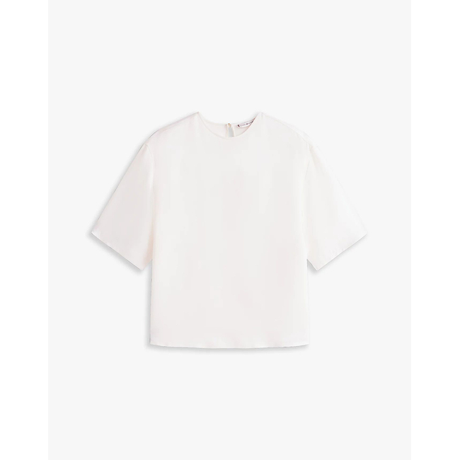 Product TOMMY HILFIGER SATEEN C-NECK RELAXED T-SHIRT base image