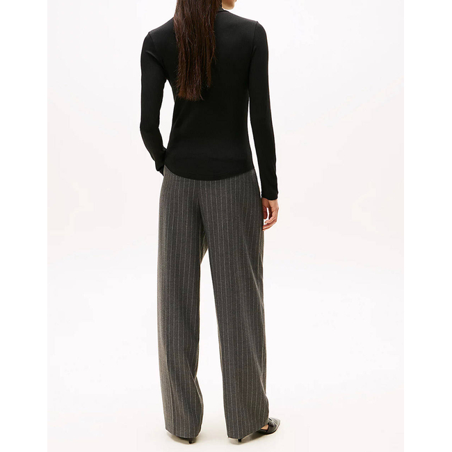 Product TOMMY HILFIGER SLIM 5X2 RIB ROLL-NK LS base image