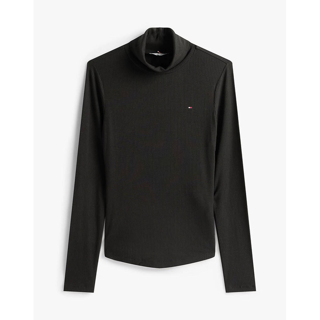 Product TOMMY HILFIGER SLIM 5X2 RIB ROLL-NK LS base image