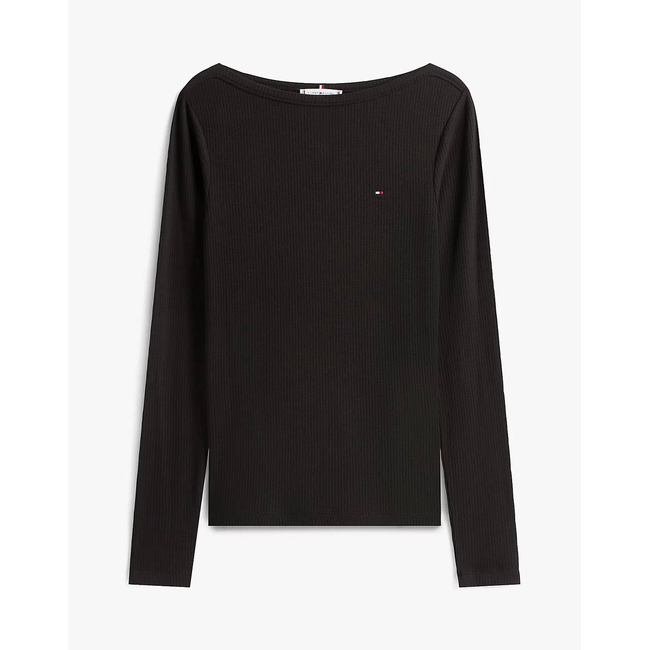 Product TOMMY HILFIGER SLIM 5X2 RIB BOAT-NK LS base image