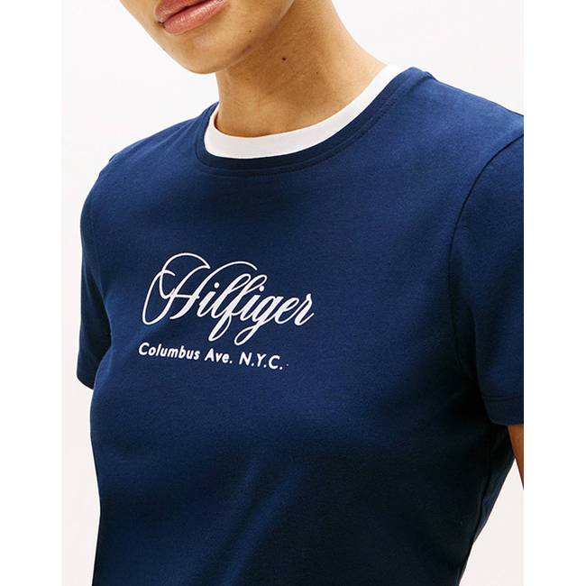 Product TOMMY HILFIGER SCRIPT REG C-NK SS TEE base image