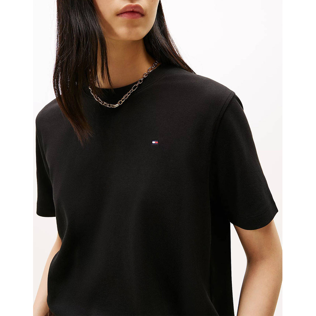 Product TOMMY HILFIGER MODERN INTERLOCK BOXY SS TEE base image