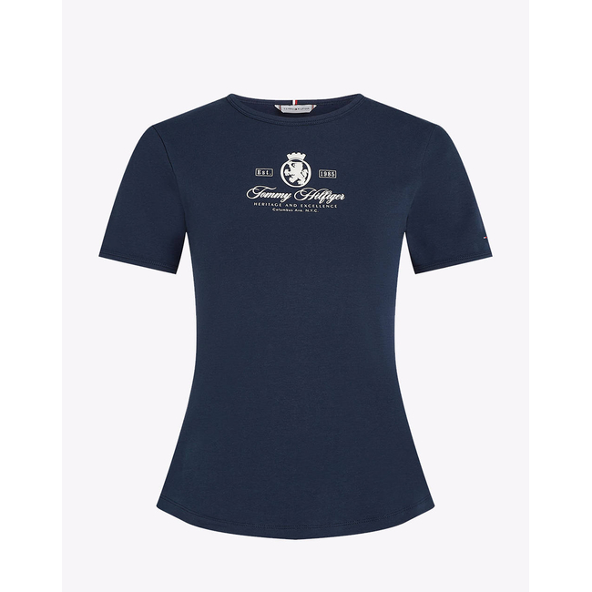 Product TOMMY HILFIGER VARSITY CREST SLIM SS TEE base image