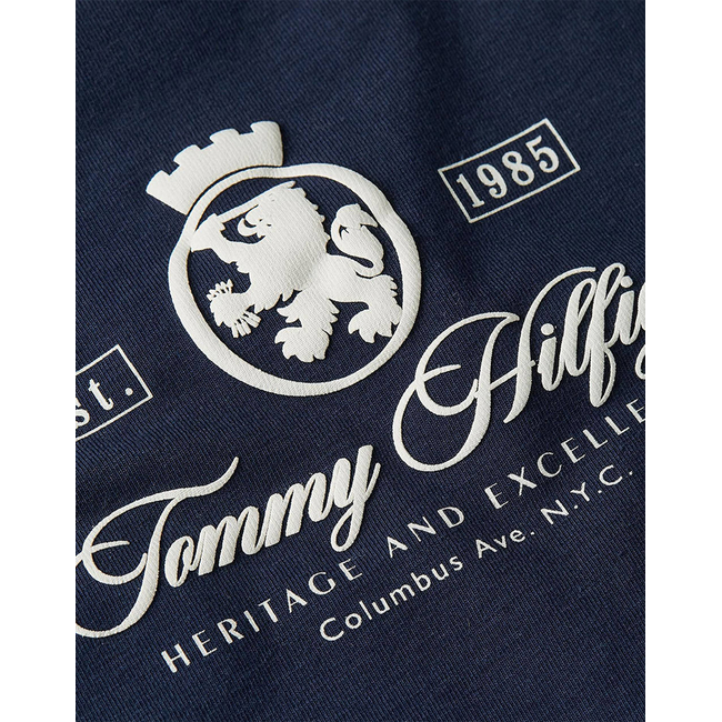 Product TOMMY HILFIGER VARSITY CREST SLIM SS TEE base image
