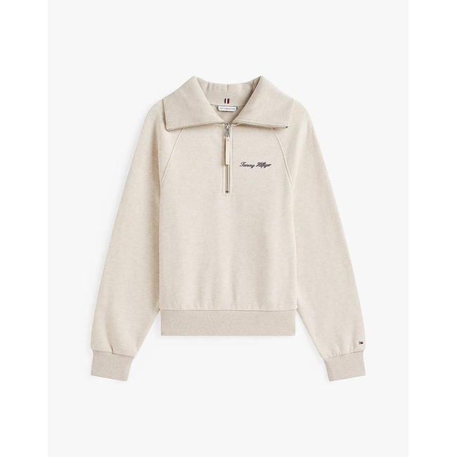 Product TOMMY HILFIGER CLASSIC SCRIPT FLEECE HALF-ZIP base image