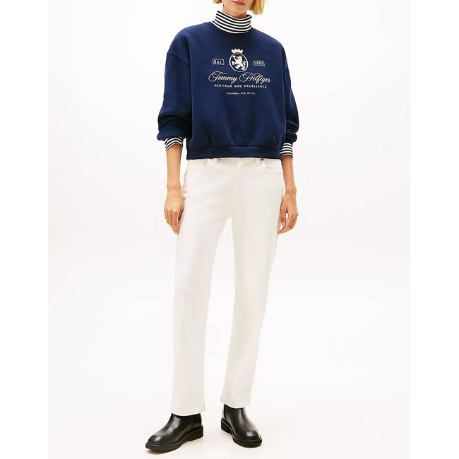 Product TOMMY HILFIGER VARSITY CREST FLEECE SWTSHRT base image