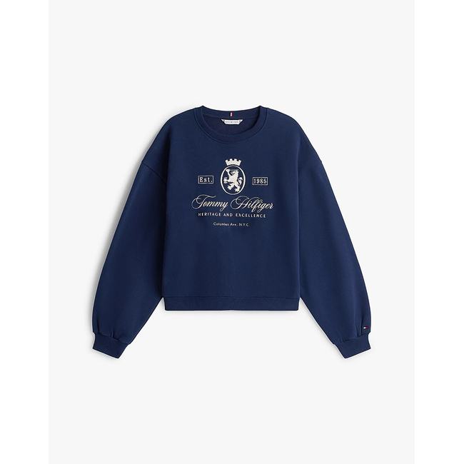 Product TOMMY HILFIGER VARSITY CREST FLEECE SWTSHRT base image