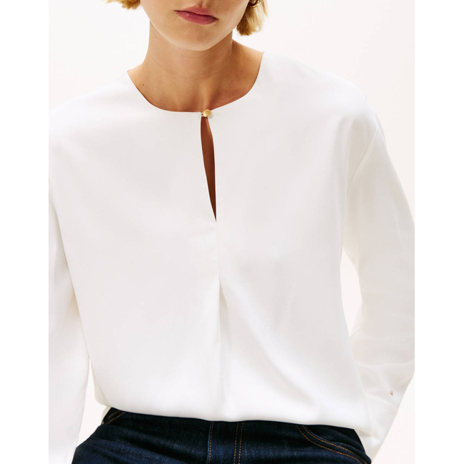 Product TOMMY HILFIGER SOFT VIS LS RELAXED BLOUSE base image