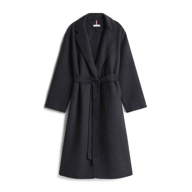 Product TOMMY HILFIGER DF WOOL REG BELTED MIDI COAT base image