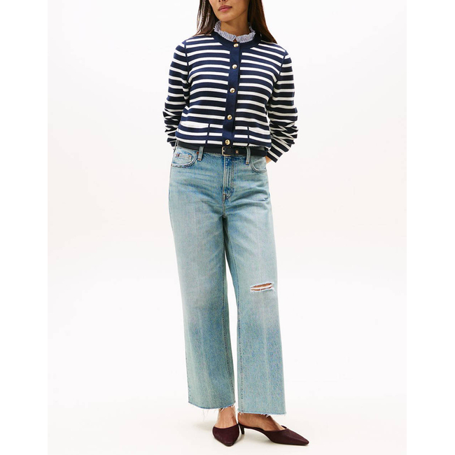 Product TOMMY HILFIGER CO JERSEY STCH REVERSIBLE CARDI base image