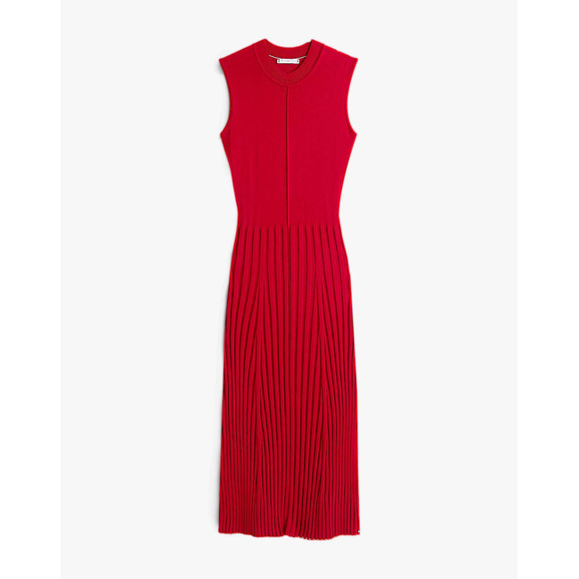 Product TOMMY HILFIGER LYOCELL SILK SL MOCK MIDI DRESS base image