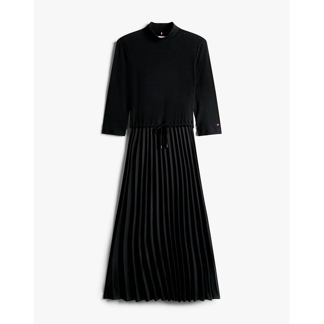 Product TOMMY HILFIGER SLIM 5X2 RIB MIX MIDI DRS base image