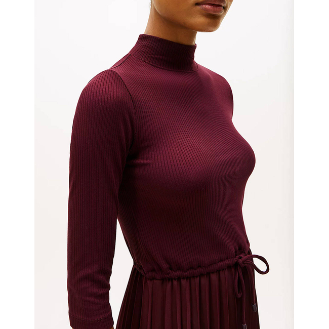 Product TOMMY HILFIGER SLIM 5X2 RIB MIX MIDI DRS base image