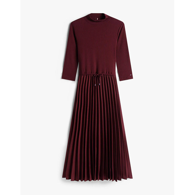 Product TOMMY HILFIGER SLIM 5X2 RIB MIX MIDI DRS base image