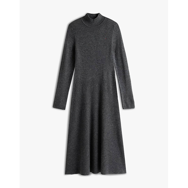 Product TOMMY HILFIGER SOFT WOOL LS MOCK-NK SWT DRESS base image