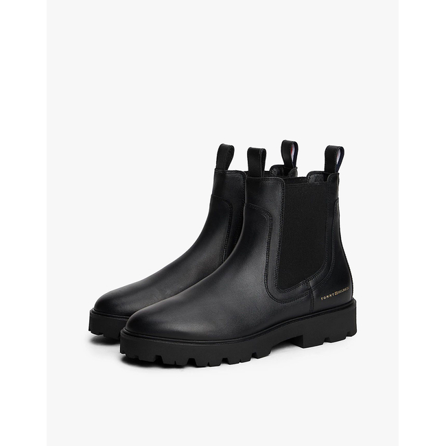 Product TOMMY HILFIGER TOMMY HILFIGER LTHR LOW CHELSEA base image