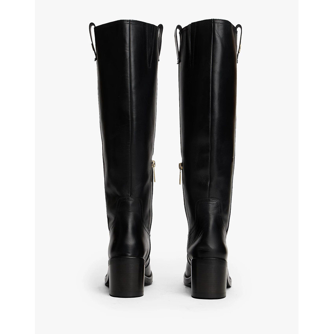 Product TOMMY HILFIGER RIDING LTHR LONG BOOT BLOCK HEEL base image