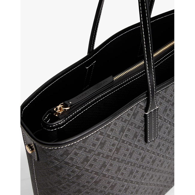 Product TOMMY HILFIGER TH MONOPLAY LEATHER TOTE base image