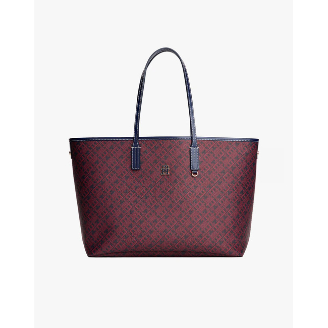Product TOMMY HILFIGER TH MONOPLAY LEATHER TOTE base image