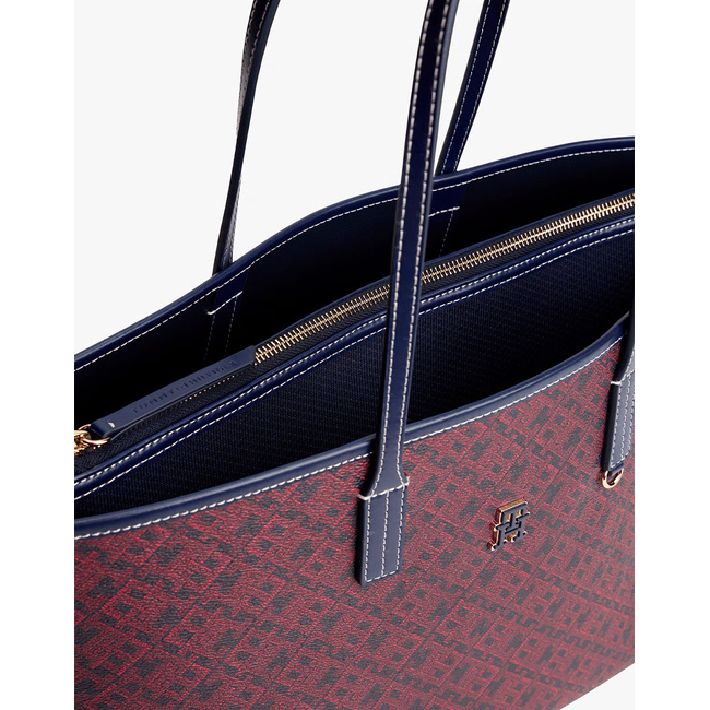 Product TOMMY HILFIGER TH MONOPLAY LEATHER TOTE base image