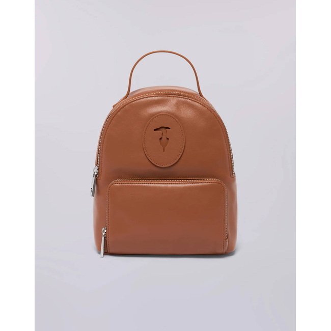 Product TRUSSARDI SOCIETY BACKPACK SM - CALF LEATHER (Διαστάσεις: 25 x 21 x 10εκ.) base image