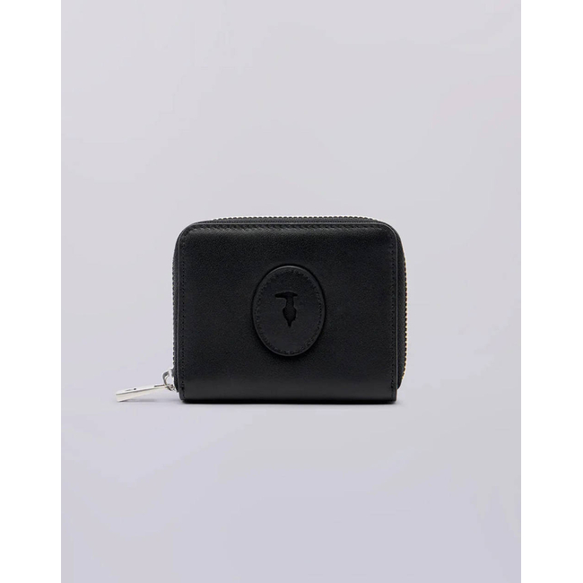 Product TRUSSARDI SOCIETY ZIP AROUND WALLET MD - CALF LEATHER (Διαστάσεις: 11 x 9εκ.) base image