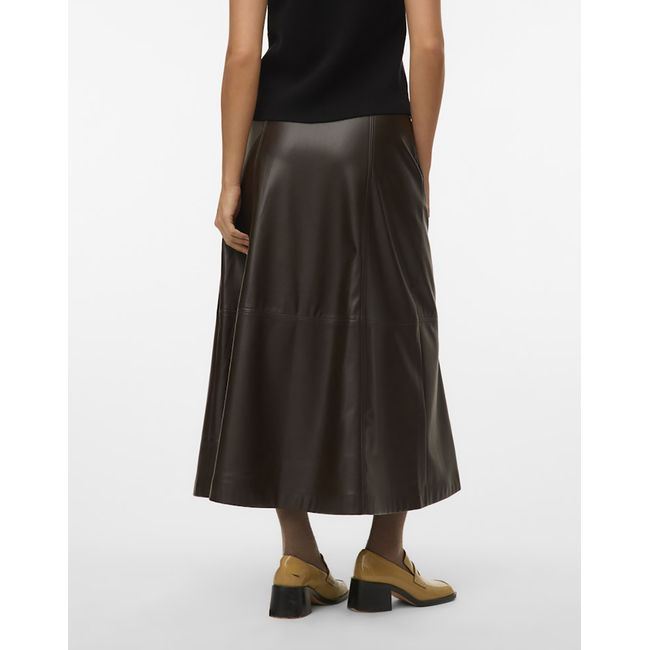Product VERO MODA VMOLIVE HW COATED ANKLE SKIRT PRM base image