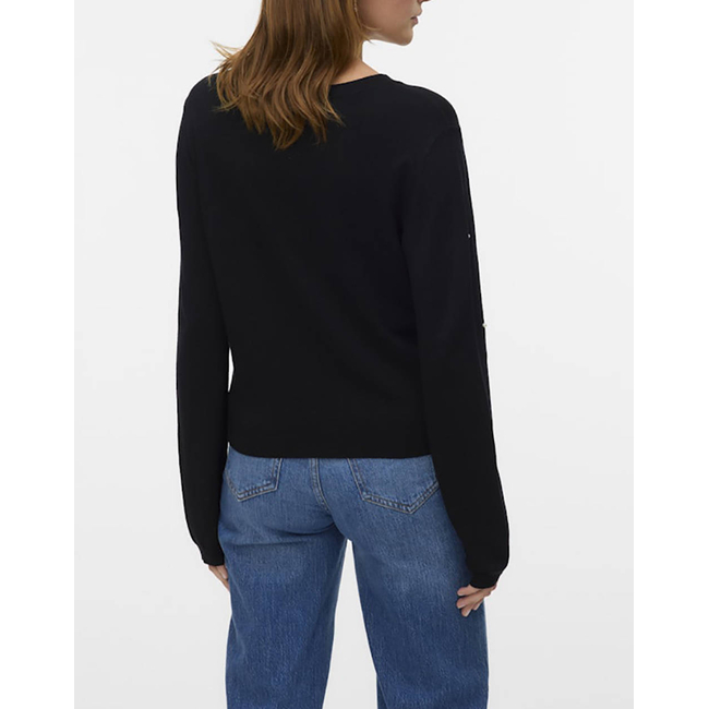 Product VERO MODA VMGLORY PEARL LS O-NECK PULLOVER BOO base image