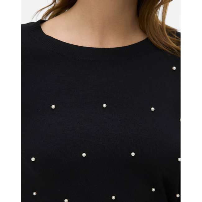 Product VERO MODA VMGLORY PEARL LS O-NECK PULLOVER BOO base image